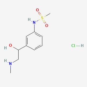 molecular formula C10H17ClN2O3S B605424 Amidephrine hydrochloride CAS No. 58921-07-6