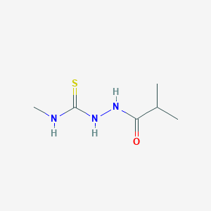 molecular formula C6H13N3OS B6054329 2-isobutyryl-N-methylhydrazinecarbothioamide 
