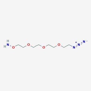 molecular formula C8H18N4O4 B605433 氨氧基-PEG3-叠氮化物 CAS No. 1306615-51-9