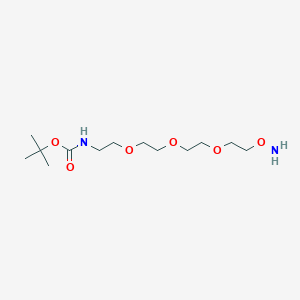 molecular formula C13H28N2O6 B605436 氨氧基-PEG3-NH-Boc CAS No. 2062663-65-2