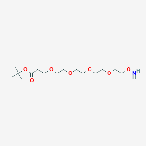molecular formula C15H31NO7 B605444 Aminooxy-PEG4-t-butyl ester CAS No. 2100306-82-7