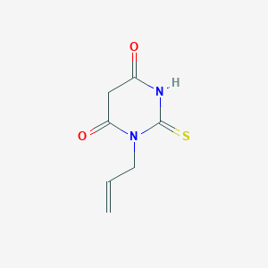 molecular formula C7H8N2O2S B6054653 1-allyl-2-thioxodihydro-4,6(1H,5H)-pyrimidinedione 