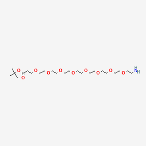 molecular formula C23H47NO10 B605473 氨基-PEG8-叔丁酯 CAS No. 756526-06-4