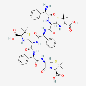molecular formula C48H57N9O12S3 B605497 氨苄西林三聚体三钠盐 CAS No. 114977-84-3