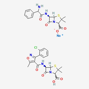 molecular formula C35H36ClN6NaO9S2 B605498 氯硝西泮 CAS No. 62713-27-3
