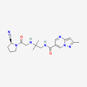molecular formula C19H25N7O2 B605506 Anagliptin CAS No. 739366-20-2