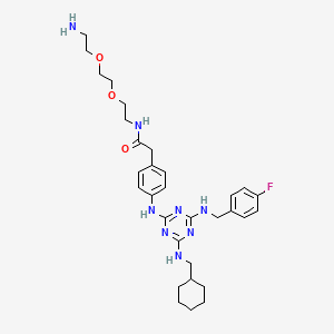 molecular formula C31H43FN8O3 B605534 AP-III-a4 CAS No. 1177827-73-4