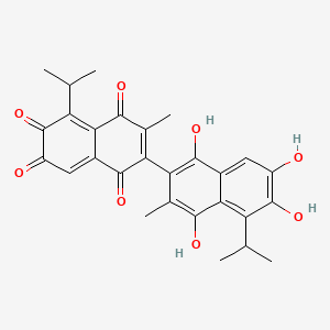 molecular formula C28H26O8 B605540 Apogossypolone CAS No. 886578-07-0