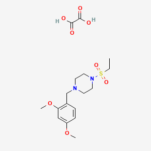 molecular formula C17H26N2O8S B6055848 1-(2,4-dimethoxybenzyl)-4-(ethylsulfonyl)piperazine oxalate 