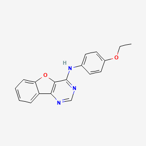molecular formula C18H15N3O2 B6055884 N-(4-ethoxyphenyl)[1]benzofuro[3,2-d]pyrimidin-4-amine 