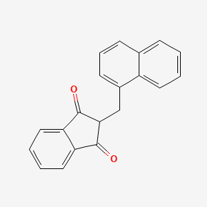 molecular formula C20H14O2 B6055964 2-(1-naphthylmethyl)-1H-indene-1,3(2H)-dione 