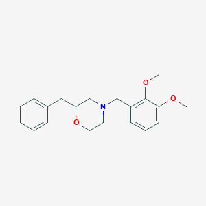 molecular formula C20H25NO3 B6056173 2-benzyl-4-(2,3-dimethoxybenzyl)morpholine 