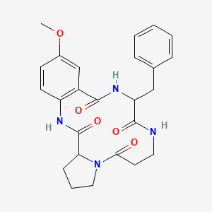 molecular formula C25H28N4O5 B605642 Aspercolorin CAS No. 29123-52-2