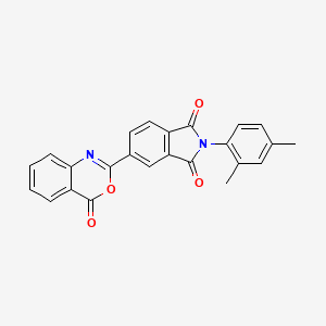 molecular formula C24H16N2O4 B6056446 2-(2,4-dimethylphenyl)-5-(4-oxo-4H-3,1-benzoxazin-2-yl)-1H-isoindole-1,3(2H)-dione 