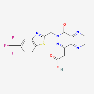 molecular formula C17H10F3N5O3S B605651 醛糖还原酶-IN-1 CAS No. 1355612-71-3