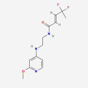 molecular formula C13H17F2N3O2 B605665 Atelocantel CAS No. 1370540-16-1