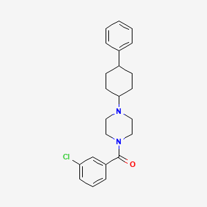 1-(3-chlorobenzoyl)-4-(4-phenylcyclohexyl)piperazine