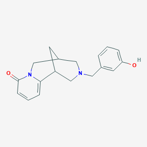 molecular formula C18H20N2O2 B6056849 11-(3-hydroxybenzyl)-7,11-diazatricyclo[7.3.1.0~2,7~]trideca-2,4-dien-6-one 