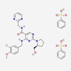 B605697 Avanafil dibesylate CAS No. 330784-48-0