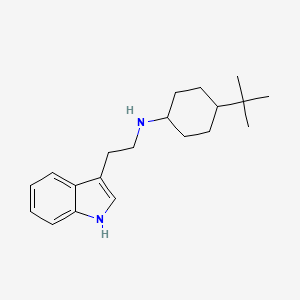 molecular formula C20H30N2 B6056974 (4-tert-butylcyclohexyl)[2-(1H-indol-3-yl)ethyl]amine 