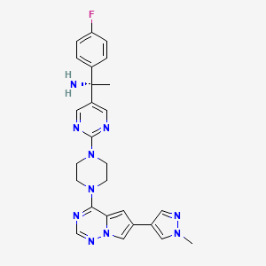 molecular formula C26H27FN10 B605698 Avapritinib CAS No. 1703793-34-3