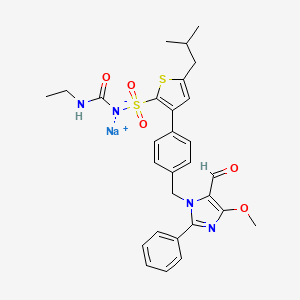 molecular formula C29H31N4NaO5S2 B605699 AVE 0991 钠盐 CAS No. 306288-04-0