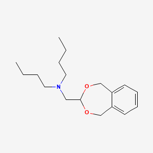 molecular formula C18H29NO2 B6057133 N-butyl-N-(1,5-dihydro-2,4-benzodioxepin-3-ylmethyl)-1-butanamine 