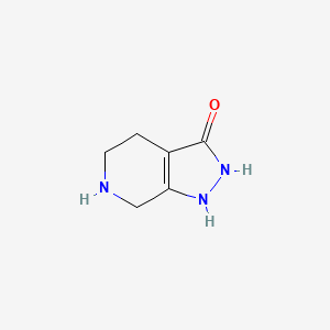 molecular formula C6H9N3O B605739 1,2,4,5,6,7-六氢-3H-吡唑并[3,4-c]吡啶-3-酮 CAS No. 654666-65-6