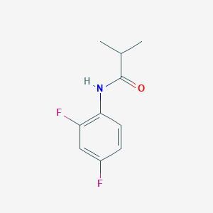 molecular formula C10H11F2NO B6057566 N-(2,4-difluorophenyl)-2-methylpropanamide 
