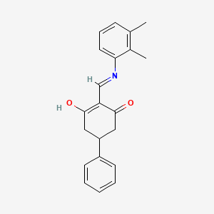 2-{[(2,3-dimethylphenyl)amino]methylene}-5-phenyl-1,3-cyclohexanedione