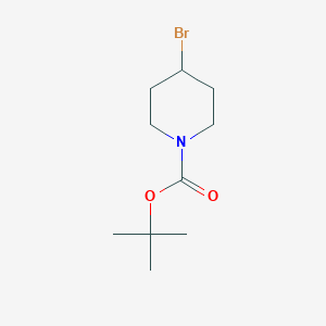 molecular formula C10H18BrNO2 B060578 tert-Butyl 4-bromopiperidine-1-carboxylate CAS No. 180695-79-8