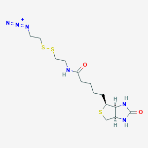 molecular formula C14H24N6O2S3 B605801 Azide-SS-biotin CAS No. 1620523-64-9