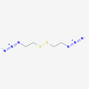 molecular formula C4H8N6S2 B605807 Azidoethyl-SS-ethylazide CAS No. 352305-38-5