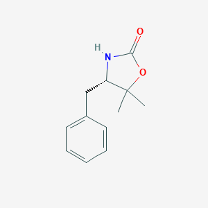 molecular formula C12H15NO2 B060581 (S)-4-Benzyl-5,5-dimethyloxazolidin-2-one CAS No. 168297-85-6