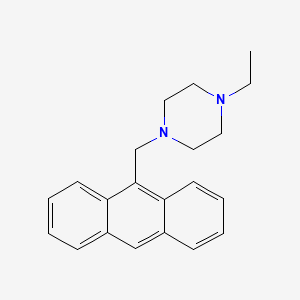 molecular formula C21H24N2 B6058160 1-(9-anthrylmethyl)-4-ethylpiperazine 