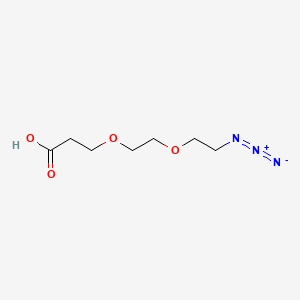 molecular formula C7H13N3O4 B605822 叠氮化物-PEG2-酸 CAS No. 1312309-63-9