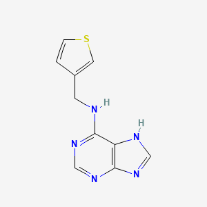 molecular formula C10H9N5S B6058281 N-(3-thienylmethyl)-9H-purin-6-amine CAS No. 101396-93-4