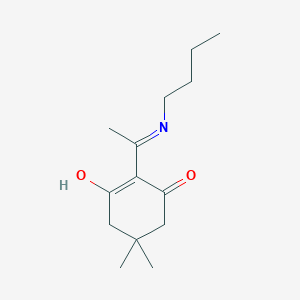 molecular formula C14H23NO2 B6058320 2-[1-(butylamino)ethylidene]-5,5-dimethyl-1,3-cyclohexanedione 