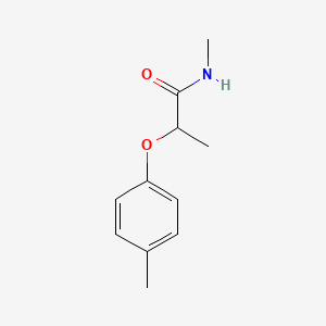 molecular formula C11H15NO2 B6058366 N-methyl-2-(4-methylphenoxy)propanamide 