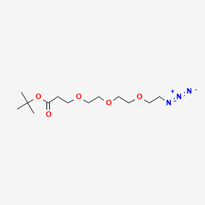 molecular formula C13H25N3O5 B605841 叠氮-PEG3-叔丁酯 CAS No. 252881-73-5