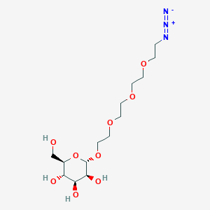 B605847 Azido-PEG4-alpha-D-mannose CAS No. 1632372-86-1