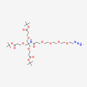 B605850 Azido-PEG4-Amido-tri-(t-butoxycarbonylethoxymethyl)-methane CAS No. 1421933-29-0