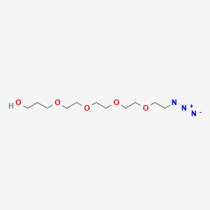 molecular formula C11H23N3O5 B605854 叠氮化-PEG4-(CH2)3OH CAS No. 2028281-87-8