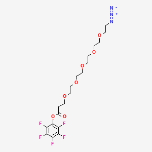molecular formula C19H24F5N3O7 B605872 叠氮-PEG5-PFP 酯 CAS No. 1818294-48-2