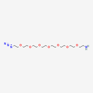 molecular formula C16H34N4O7 B605880 叠氮化物-PEG7-胺 CAS No. 1333154-77-0