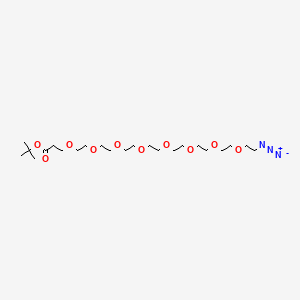 molecular formula C23H45N3O10 B605887 叠氮-PEG8-叔丁基酯 CAS No. 1623791-99-0