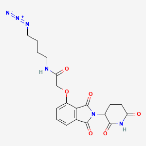 molecular formula C19H20N6O6 B605892 Azido-Thalidomide CAS No. 2098488-36-7