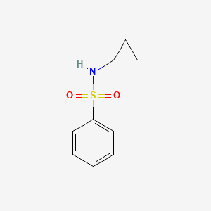 molecular formula C9H11NO2S B6058929 N-cyclopropylbenzenesulfonamide 