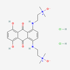 molecular formula C22H30Cl2N4O6 B605912 班诺沙蒽二盐酸盐 CAS No. 252979-56-9