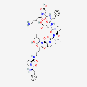 molecular formula C64H93N11O16 B605972 Unii-2Y77S7IT1P CAS No. 204641-27-0